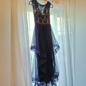 Navy evening gown dress in 5/6